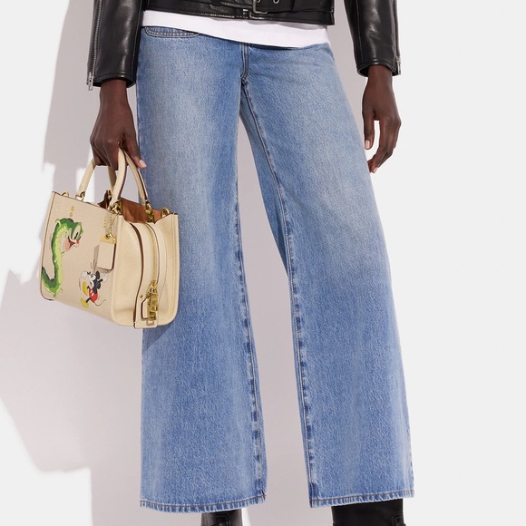 💰SOLD - CH461 - Disney X Coach Rogue 25 with Mickey Mouse and Caterpillar - Picture 15 of 16